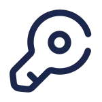 Key Minimalistic SVG Icon